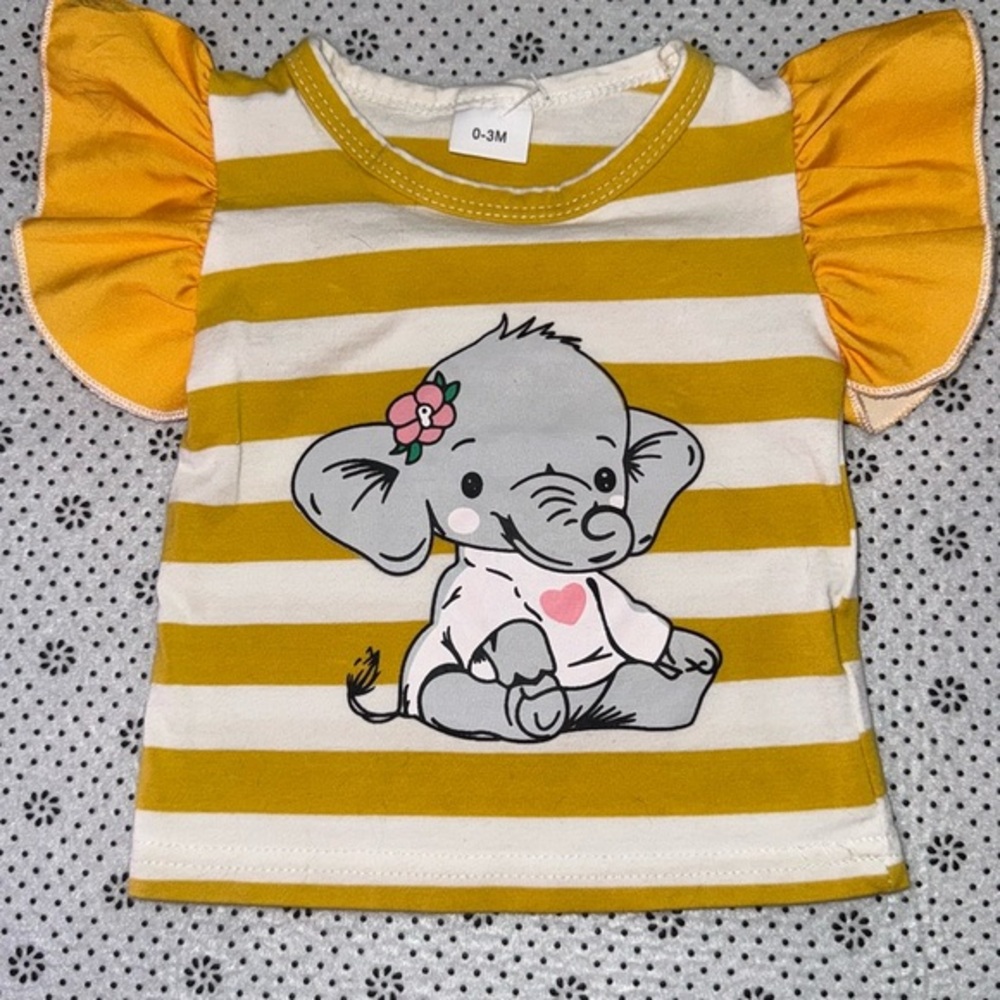 🛍 CUTE LITTLE GIRLS TOP WEAR SIZE 0-3 MONTHS 🛍